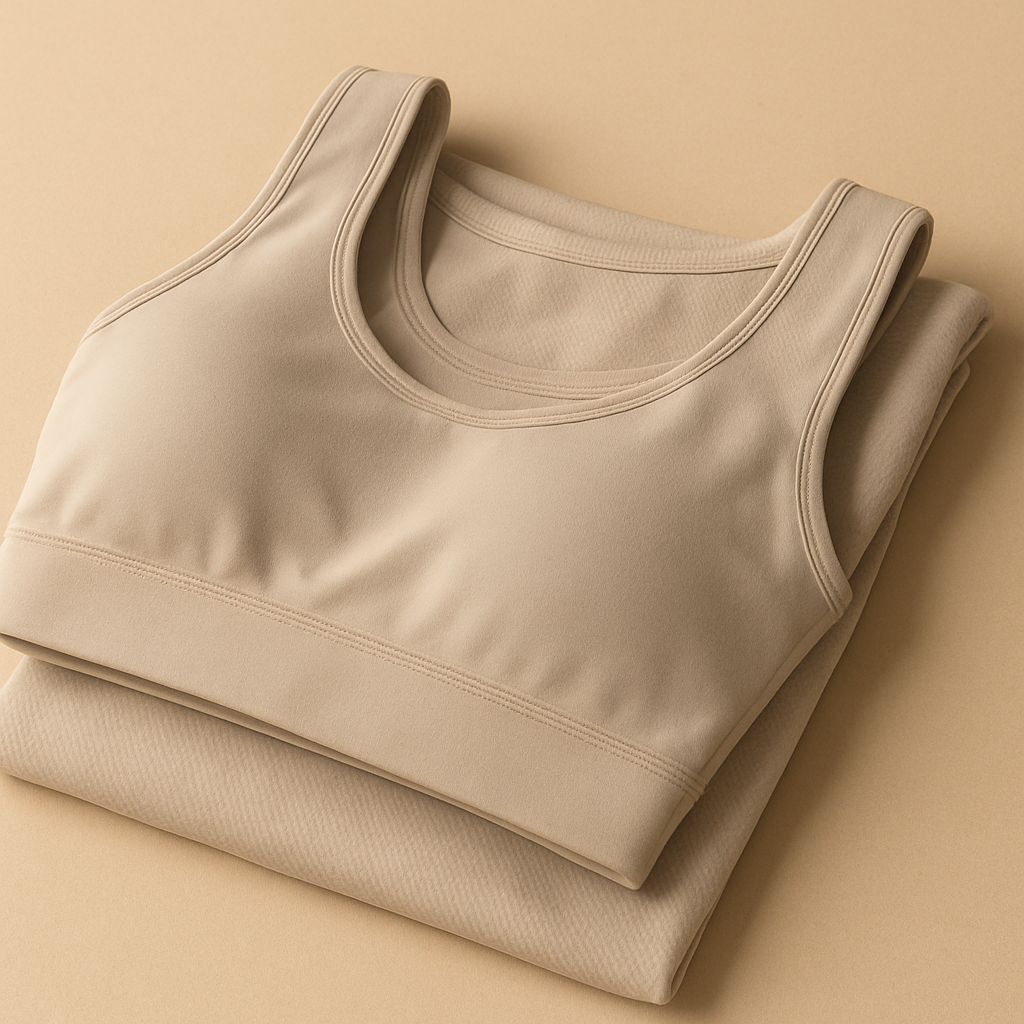 Soft-support bra and performance top